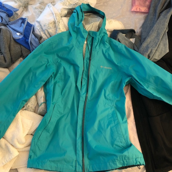 columbia evapouration rain jacket
